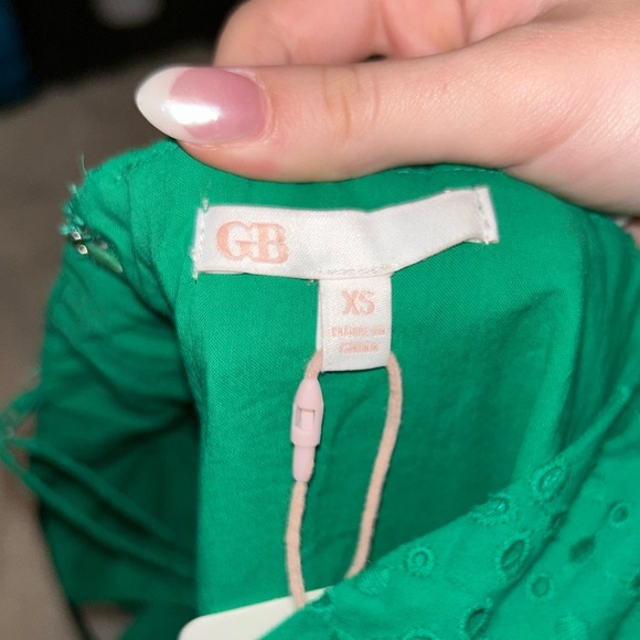GB green mini dress (xs) - Picture 3 of 3